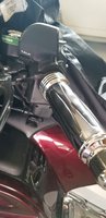 Show Chrome heated grips, clutch side on Goldwing