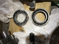 New and old bearing