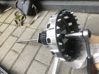 Clutch basket and special tool
