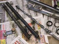 Combining drag link and 1/2-inch extensions with breaker bar.